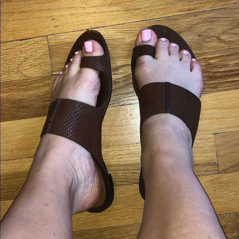 Michael Kors leather sandals